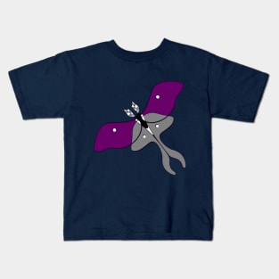 Ace Pride Moth Kids T-Shirt